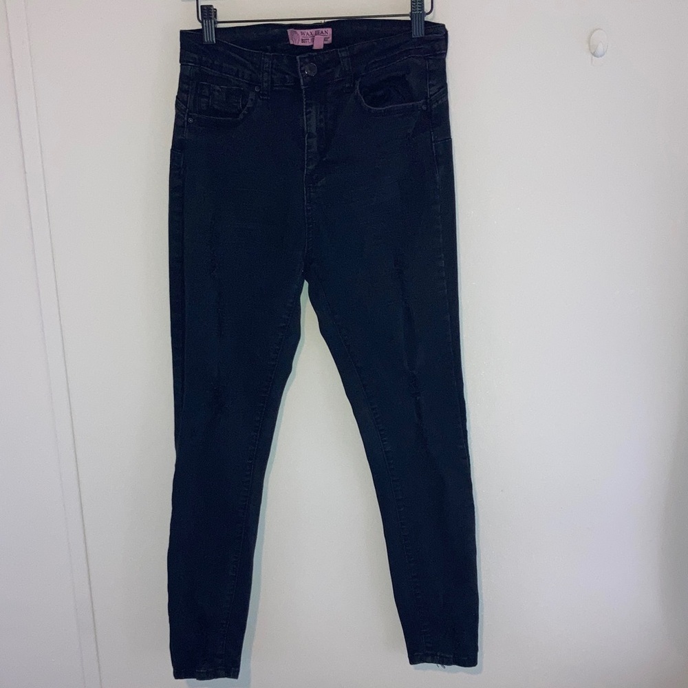 Wax Jean Women's High Rise Dark Jeans